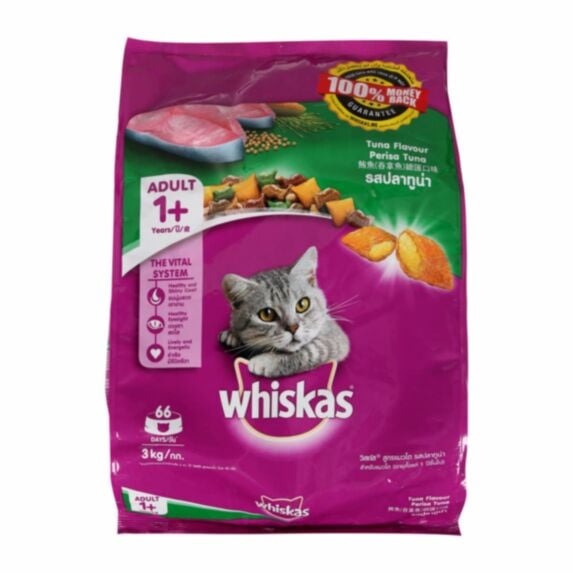Croquettes chat adulte Thon 3 kg - WHISKAS®