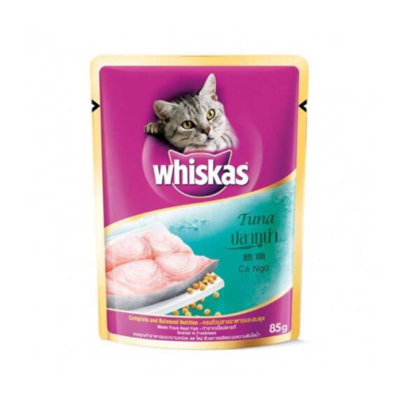 Aliment humide chat Gelée au Thon 85 g - WHISKAS®