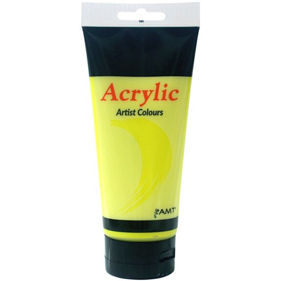 Peinture acrylique tube 200 mL cadmium jaune citron - FEVICRYL