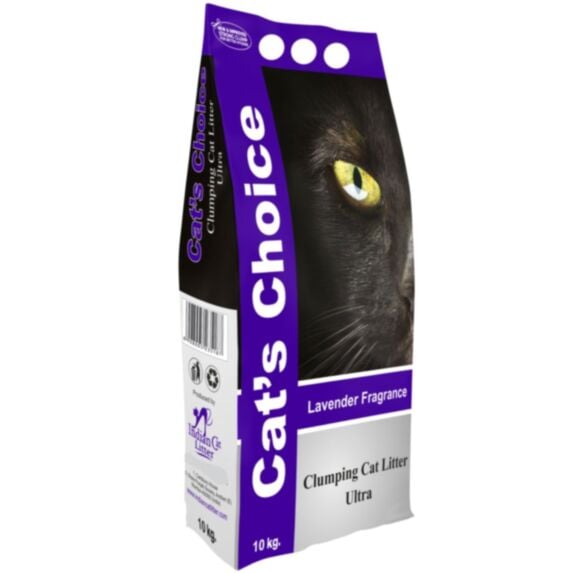Litière Cat's Choice 10kg parfum lavande