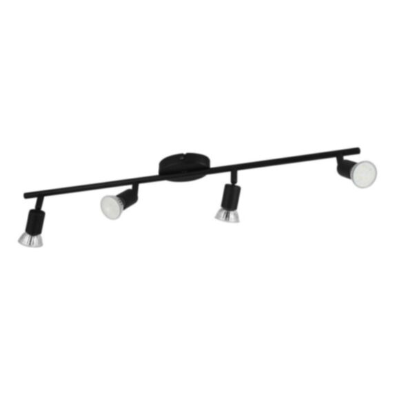 Spot quadruple led Buzz GU10 3W noir - EGLO