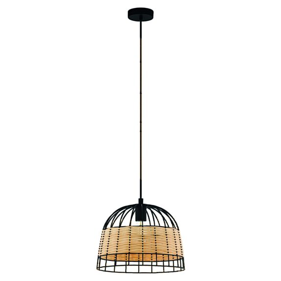 Lumière suspendue en acier Anwick E27x1 noir- EGLO