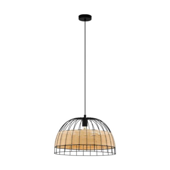 Suspension en acier vintage Anwick E27 noir - EGLO