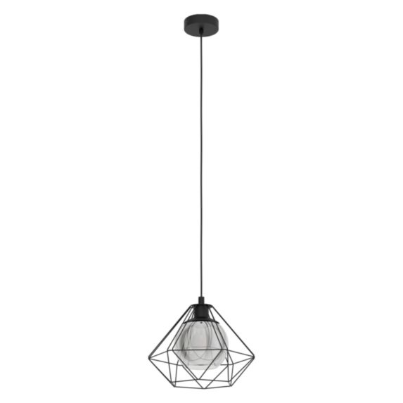 Suspension en acier Vernham Ø35,5 cm E27 noir - EGLO