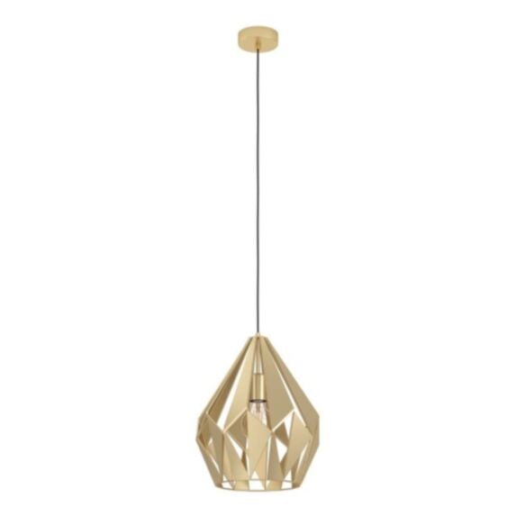 Suspension Carlton acier doré 110x31cm hexagonale - EGLO