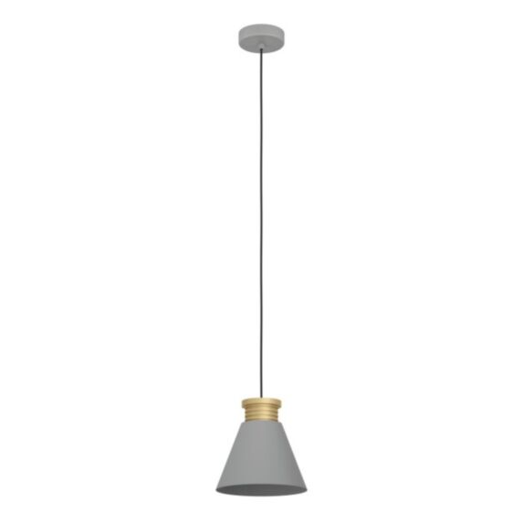 Suspension Twicken Ø22 x H110 cm E27 acier gris - EGLO