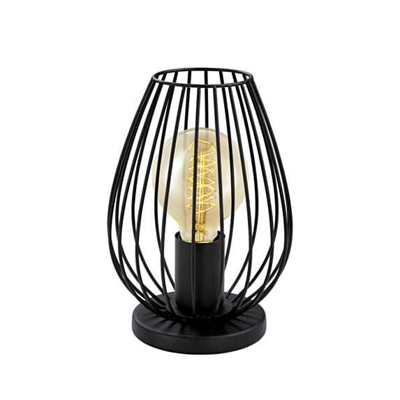 Lampe de table Newtown noir E27 1 x 60W - EGLO