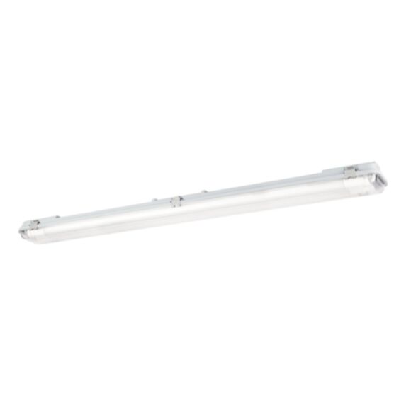 Réglette de garage Ecotube-E  130 cm IP65 2 x 18W Ø9,5 cm plastique gris - EGLO