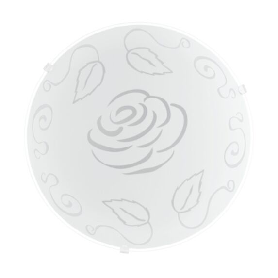 Plafonnier Mars blanc motif 