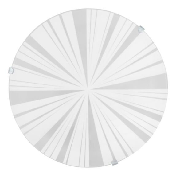Plafonnier Mars1 motifs rayons blanc E27 60W - EGLO