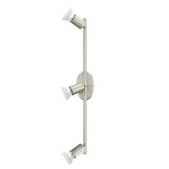 Spot Buzz en acier satin nickel GU10-LED incl. 3 x 3W 3000K- EGLO