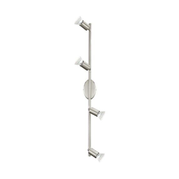 Spot Buzz en acier satin nickel GU10-LED incl. 4 x 3W 3000K- EGLO