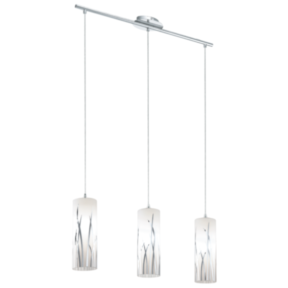 Suspension 3 Lumières Rivato Acier - EGLO