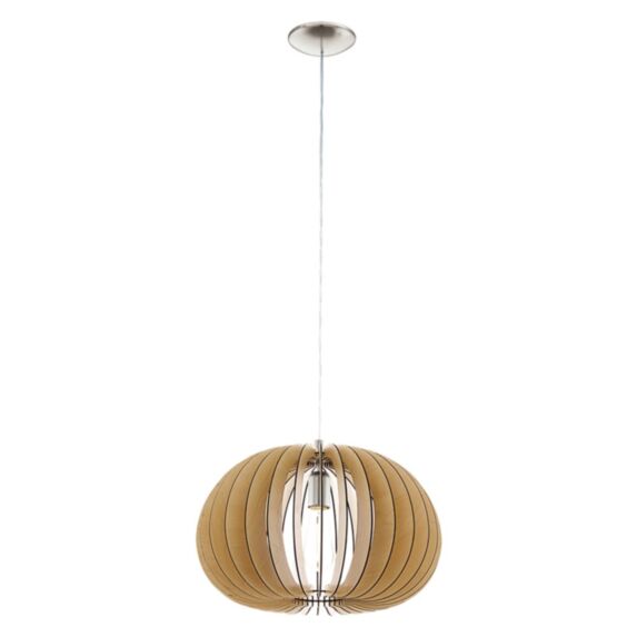 Suspension Cossano érable ø 450 mm E27 1 x 60W - EGLO