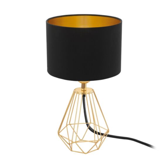 Lampe de table Carlton2 E14 60W noir/or - EGLO