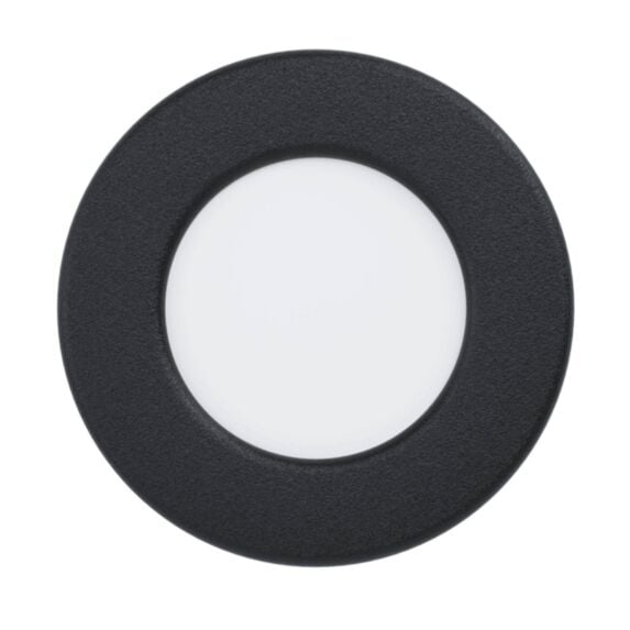 Led encastrable Fueva 5 noir ø 86 mm LED incl. 2.7W 4000k - EGLO
