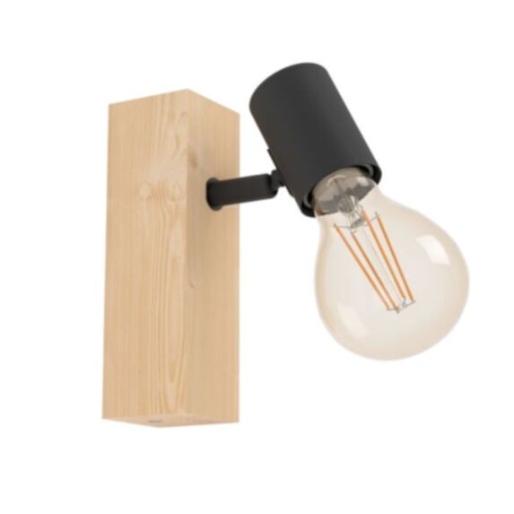 Lampe de table Townshend 3 bois/noir 1 lumière  - EGLO