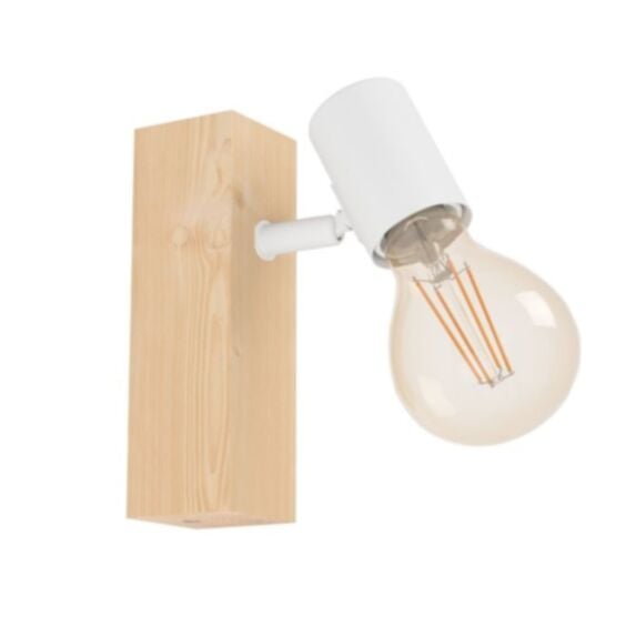 Lampe de table Townshend 3 bois/blanc 1 lumière - EGLO