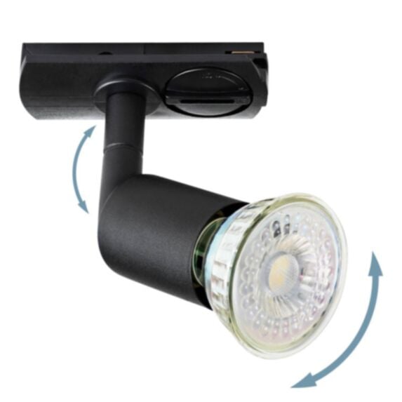 Spot Buzz concept Track Basic diamètre de 10cm noir - EGLO