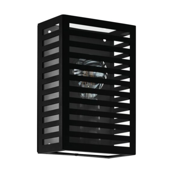 Applique murale extérieure Alamonte 3 Noir E27 60W