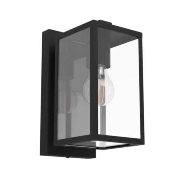 Applique murale extérieure Budrone acier 12x16,5x27cm noir - EGLO