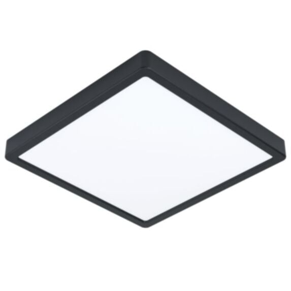 Plafonnier extérieur led Argolis2 IP44 28,5 x 28,5 cm acier noir - EGLO