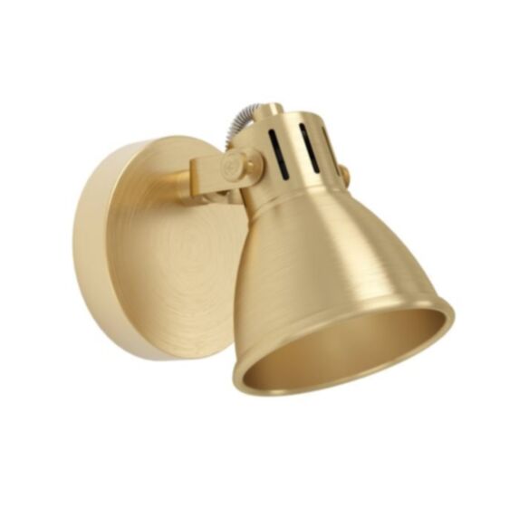 Spot simple Seras 10 x 14 cm GU10 3W acier doré - EGLO