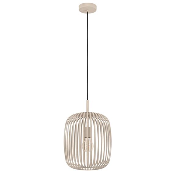 Suspension Romazzina Ø32,5 cm E27 40W acier beige - EGLO