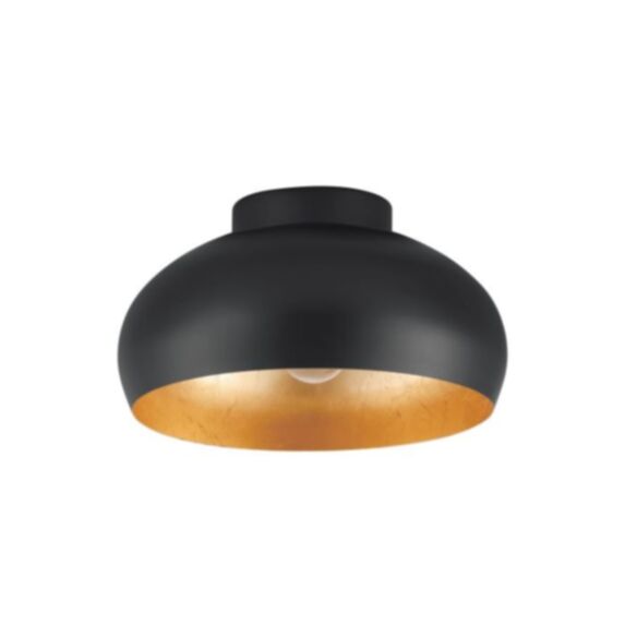Plafonnier Mogano2 Ø28 cm E27 40W acier noir/or - EGLO