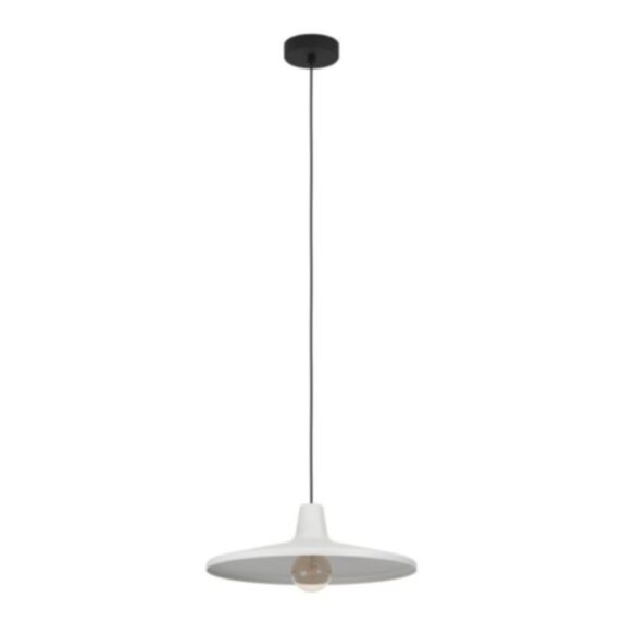 Suspension Miniere Ø42 cm E27 40W acier blanc - EGLO