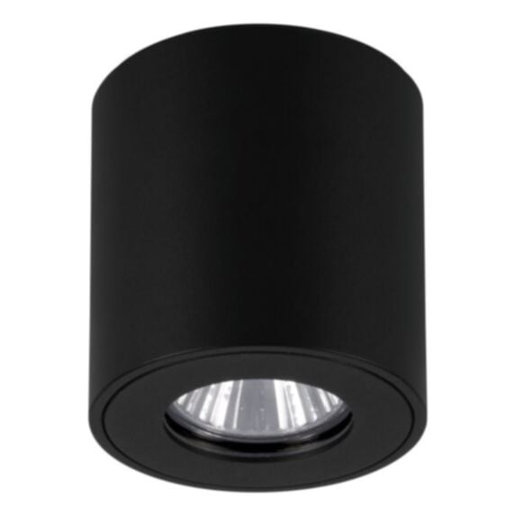Plafonnier extérieur rond Torrecola IP44 Ø8 x H9,5 cm alu noir - EGLO
