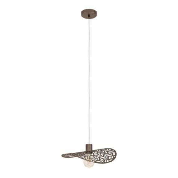 Suspension Swaby acier bronze 40x110cm ronde - EGLO