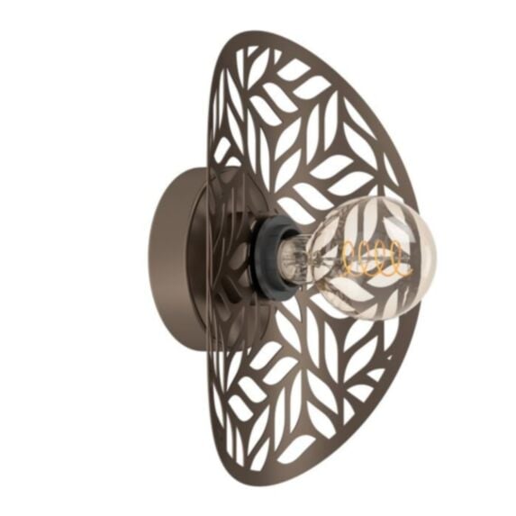 Applique SWABY acier bronze 30x10,15x30cm ronde - EGLO