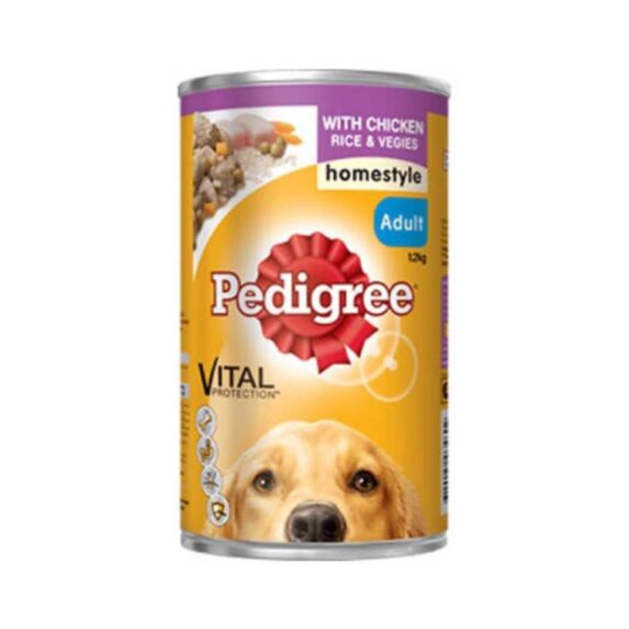 Aliment humide chien Poulet, Riz & Légumes 1,2 kg - PEDIGREE®