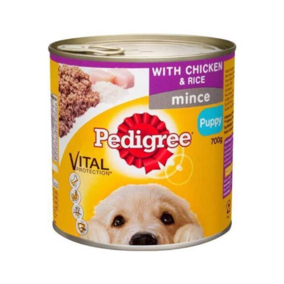 Aliment humide chiot Poulet & Riz haché 700 g - PEDIGREE®