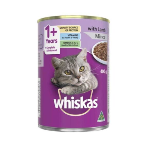 Aliment humide chat adulte Agneau 400 g - WHISKAS®
