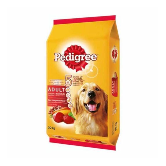 Croquettes chien adulte Boeuf & Légumes 20 kg - PEDIGREE®