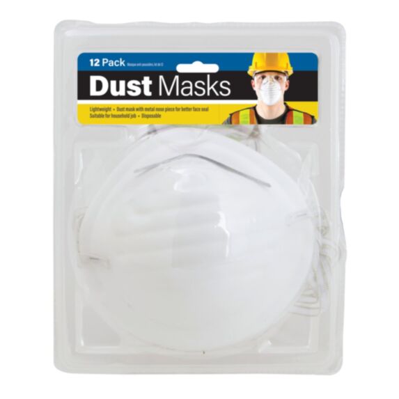Lot de 12 masques anti-poussière - UBL