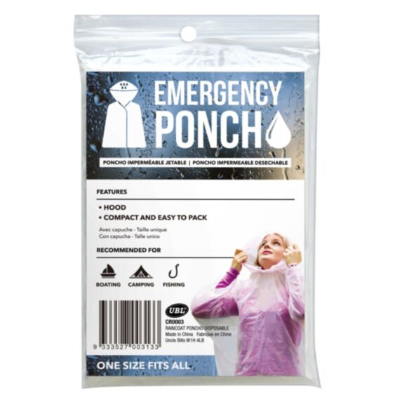 Poncho d'urgence 132 x 203 cm - UBL