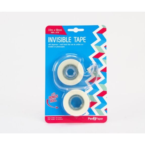 Lot de 3 scotchs invisibles 18 mm - UBL