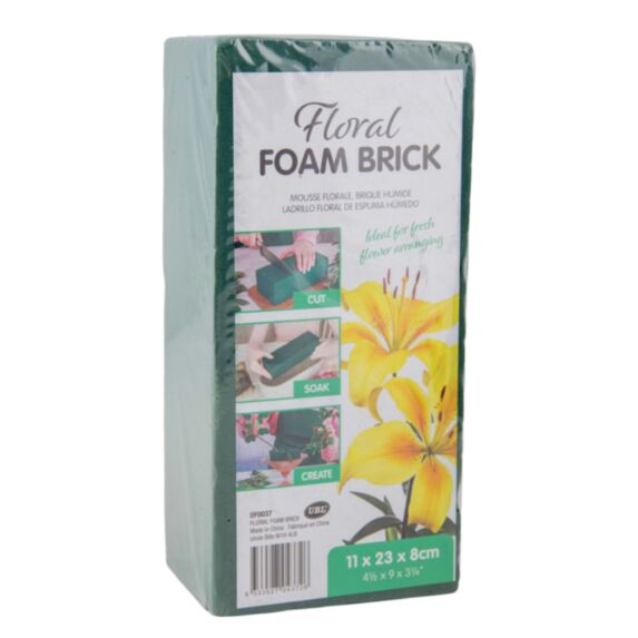 Brique humide en mousse florale 11 x 23 x 8 cm - UBL