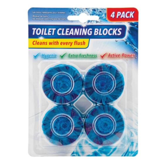 Lot de 4 blocs nettoyants toilette 50g - UBL