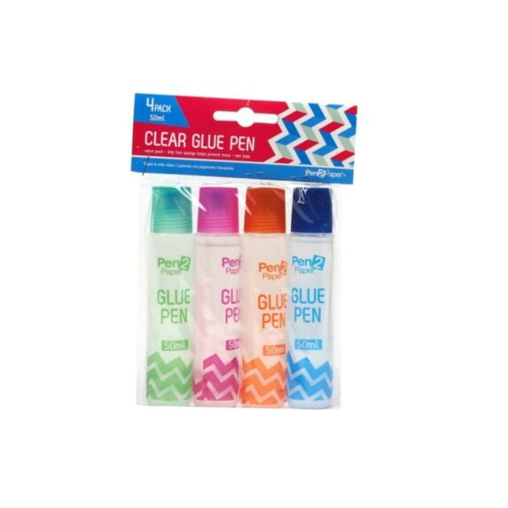 Lot de 4 tubes de colle clair 50 mL - UBL