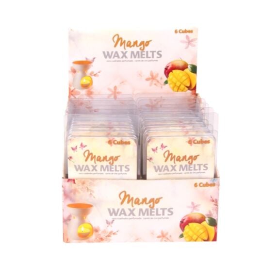Lot de 6 cires odorantes senteur mangue - UBL
