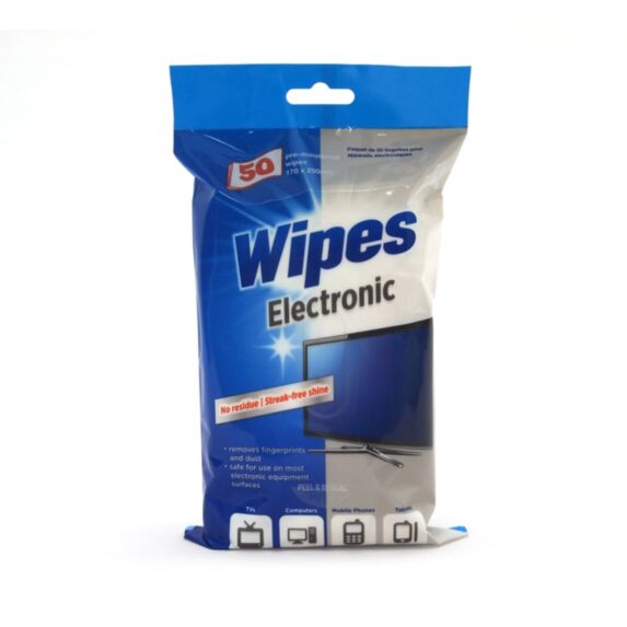 Pack de 50 lingettes nettoyantes électroniques - UBL