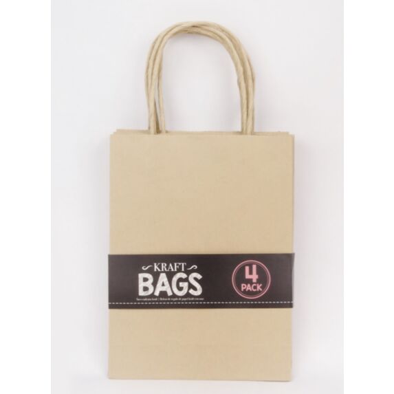 Lot de 4 sacs en papier 200 x 150 x 60 mm- UBL