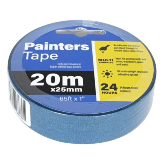Ruban de peintre bleu 20mx25mm - UNCLE BILLS