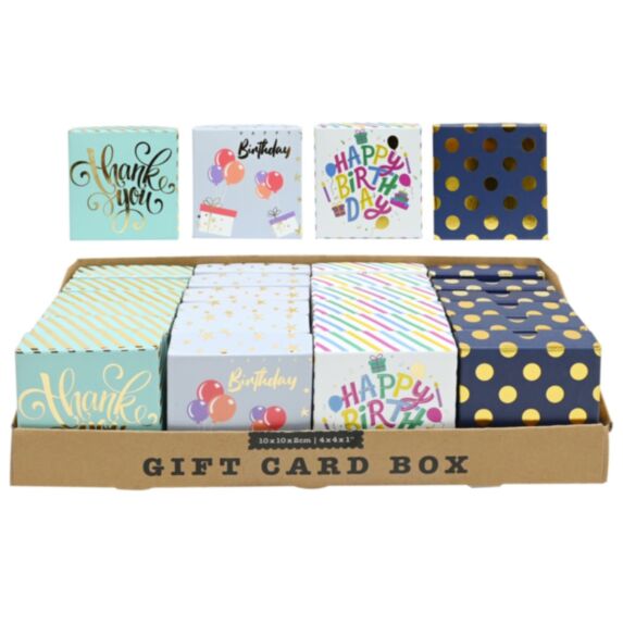 Coffret carte cadeau 10 x 10 x 2 cm - UBL