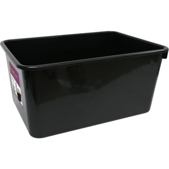 Caisse de rangement 20L 44x31x21cm noir - UNCLE BILLS