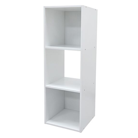 Etagère 3 cases 12 mm 91 x 31 x 29 cm blanc - UBL